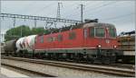 Re 6/6 11640 with a Cargo train in Romont. 
27.05.2011
