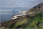 A SBB RABe 523 on the way to Lausanne by the Castle of Chillon.

04.01.2020