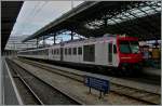One of the last  Seehaas  (ex MThB): The RBDe 561 173-6 in Lausanne. 
25. 08.2014