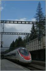 ETR 610 from Milano to Basel in Goppenstein.