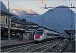 A SBB ETR 610 to Milano by his stop in Domodossola.
