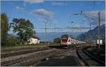 The SBB RABe 511 113 and an other one from Annemasse to St-Maurice in St Triphon. 

12.10.2020