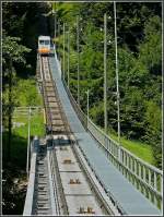 The track of Niesen Bahn photographed on July 29th, 2008.