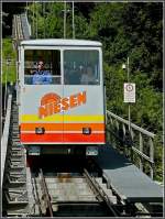 A Niesen Bahn funicular unit pictured on July 29th, 2008.