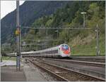 The two SBB Giruno RABe 501 012 (Solothurn) and 501 023 (Valais) are in Wassen on the way to Lugano.
