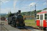 The B-C BFD N 3 steamer in Blonay. 
19.05.2012 