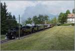 B-C Steamers wiht a long train near Chaulin.
