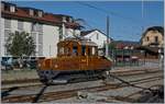 50 years Blonay -Chamby Railway - Mega Bernina Festival (MBF): The RhB Ge 2/2 161 Asnin in Blonay.