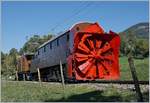 50 years Blonay -Chamby Railway - Mega Bernina Festival (MBF): The RhB Ge 4/4 182 and the Xrot 1052 by Chaulin.
