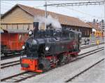 The Blonay Chamby G 2x 2/2 105 in to Chatel St-Denis.