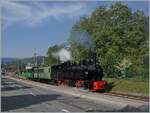 The G 2x 2/2 105 by the Blonay-Chamby Railway is leaving Blonay on the way to Chamby.

19.09.2020