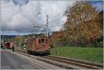 The BOB HGe 3/3 29 by the Blonay Chamby Railway in Blonay. 

29.10.2022