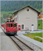 A MGB local train photographed in Mnster VS on May 23rd, 2012.