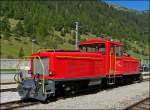 The MGB diesel locomotive Gm 4/4 N 70 photographed in Oberwald on September 16th, 2012.