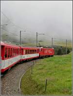 A MGB local train is running near Ntschen on August 7th, 2007.