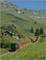 ON the way to the summit: BRB H2/3 and his Train N 5.
30. August 2013