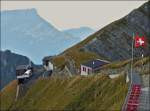. The BRB summit station Rothorn Kulm taken on September 27th, 2013.