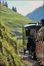 . Along the route on the BRB track between Oberstafel and Rothorn Kulm on September 28th, 2013.