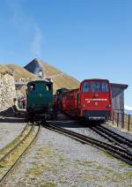 Rothorn Kulm mountain station (2244 m above sea level)on 01.10.2011.