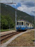 The SSIF ABe 6/6 34  Piemonte  in Verigo.
05.08.20014