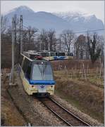 A SSIF Treno Panoramico on the way to Locarno near Trontano.