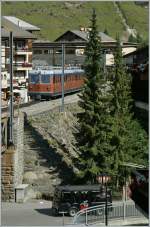 GGB mountain Train in Zermatt.