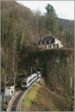 Rochers de Naye train by Toveyre.