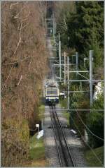 Rochers de Naye train near Glion.