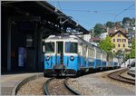 The MOB ABDe 8/8 4002  Vaud  in Montreux.
07.08.2016