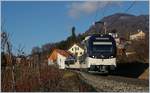A new Alpina MOB Train from Zweisimmen to Montreux by Planchamp.