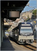 A MOB Alpina train in Montreux.