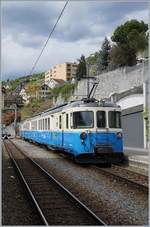 The ABDe 8/8 4002 VAUD in Montreux.