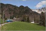 A MOB ABDe 8/8 wiht a local train from Monterux to Zweisimmen by Les Avants.

13.04.2015
