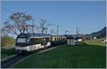 A very short MOB GoldenPass Belle Epoque train service by< Châtelard VD on the way to Zweisimmen. 

11.04.2020