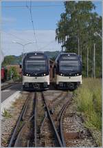 CEV MVR SURF ABeh 2/6 7502 and 7501 in Blonay.
21.05.2018
