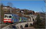 AOMC local train by Pont de Chemex.
07.01.2015