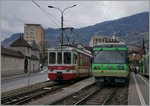 AOMC local trains in Monthey Ville.
07.04.2016