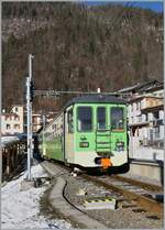 A ASD local train from Les Diablerets to Aigle by his stop in Le Sépey. 

08.02.2021