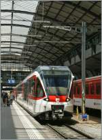 The  Zentalbahn  Spatz 130 003-7 to Giswil in Luzern.