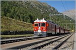 A locla train to Tirano in Bernina Sout.