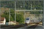 On reason of work on the line the TGV Lyria 9284 is running via Biel/Bienne.
Biel/Bienne, 23.07.2013