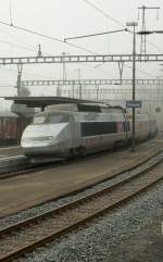 TGV  Lyria  service N 9281 from Paris to Bern in Travers.