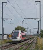 The TGV 9763 from Paris Gare de Lyon to Genève in Satigny.