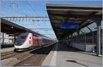 TGV Lyria from Paris is arring at hisdestinatin Geneva.