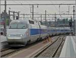 tgv-atlantique-reseau TGV Atlantique/R�seau is arriving at the station of Luxembourg City on August 17th, 2008.