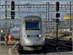 TGV POS A TGV POS unit is entering into the main station of Z�rich on December 27th, 2009. 