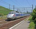 tgv-pse-paris-sud-est TGV Sud Est drives through to 29.07.09 La the Plaine