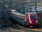 Thalys The PBKA Thalys 4342 is arriving at the station Li�ge Guillemins on March 17th, 2011