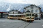 A AL local train to Leysin is leaving from the ...