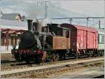 Train 1900 The steam engine N� 5 of the heritage railway Train 1900 is running through the station of P�tange on September 19th, 2004.